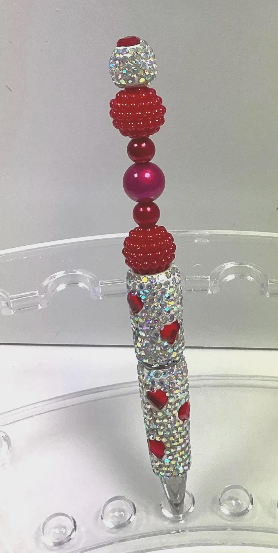 Hearts Beaded Pens